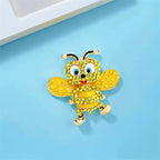 PENDRA Lovely Enamel Bee Brooch