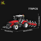 PENDRA Farmer Tractor Cultivator Building Set