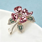 PENDRA Crystelle Crystal Flower Brooch