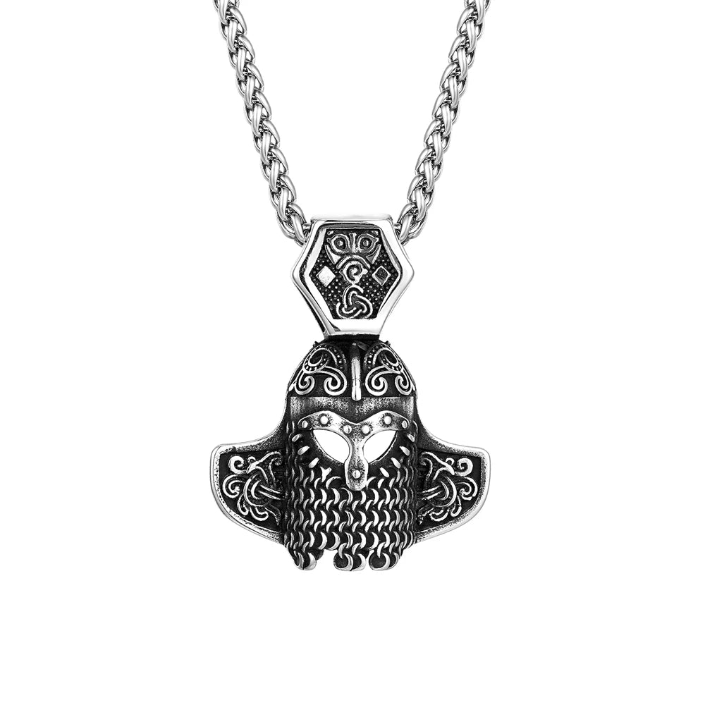 PENDRA Rune Vintage Vegvisir Necklace