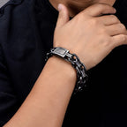 PENDRA DoubleZero Heavy Link Chain Bracelet