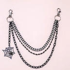 PENDRA Weblink Layered Spider Chain Keychain