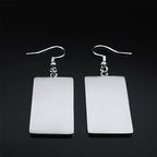 Tarot Card The Star Dangle Earrings Stainless Steel Divination Drop Earring Jewelry boucle d’oreille acier inoxidable 3470