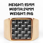 PENDRA Elegant Classics Boyfriend Steel Ring