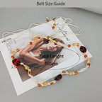 PENDRA Celesia Floral Luxury Waist Chain Belt