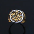 PENDRA Viking Trident Gold Ring