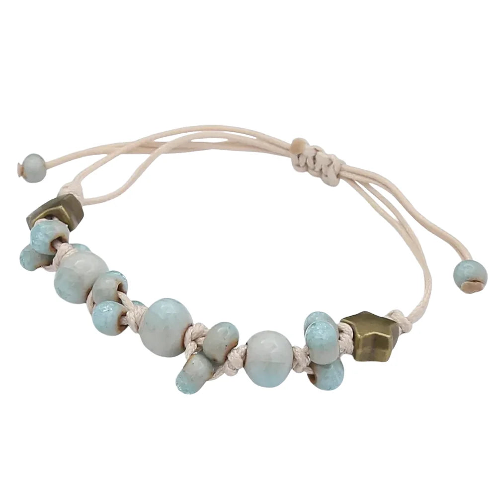 PENDRA Ceramica Vintage Ethnic Handmade Ceramic Bracelet