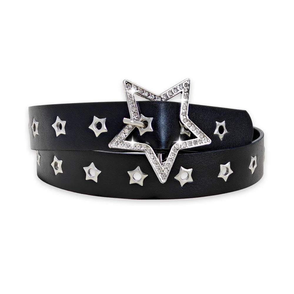 PENDRA Rheaora Black Star Luxury Belt