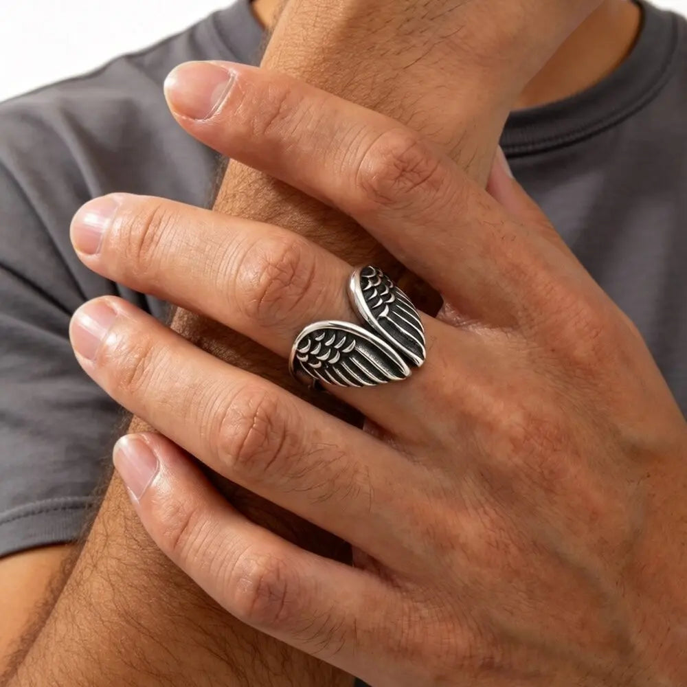 PENDRA Ravvex Angel Wing Ring
