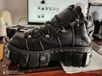 PENDRA Leather Platform Handmade Shoes