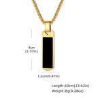 PENDRA Stone Natural Pendant Necklace