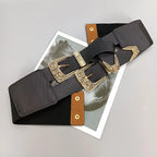 PENDRA Rheaarae Black Luxury Wide Corset Belt