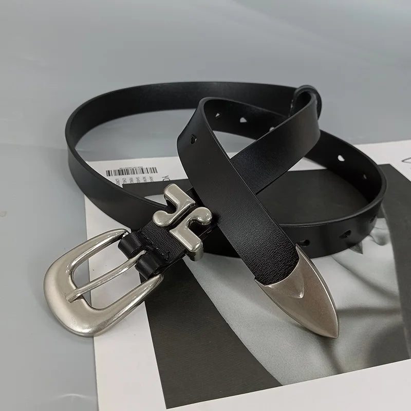 Unisex Genuine leather belts for Men Luxury Desiner Letter LL Women's Belt Female Plus Size Gothic Waistband Punk Jeans Belt