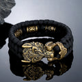 PENDRA Celtic Knot Rune Wolf Bracelet