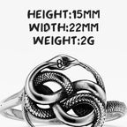 PENDRA Snake Ouroboros Animal Ring