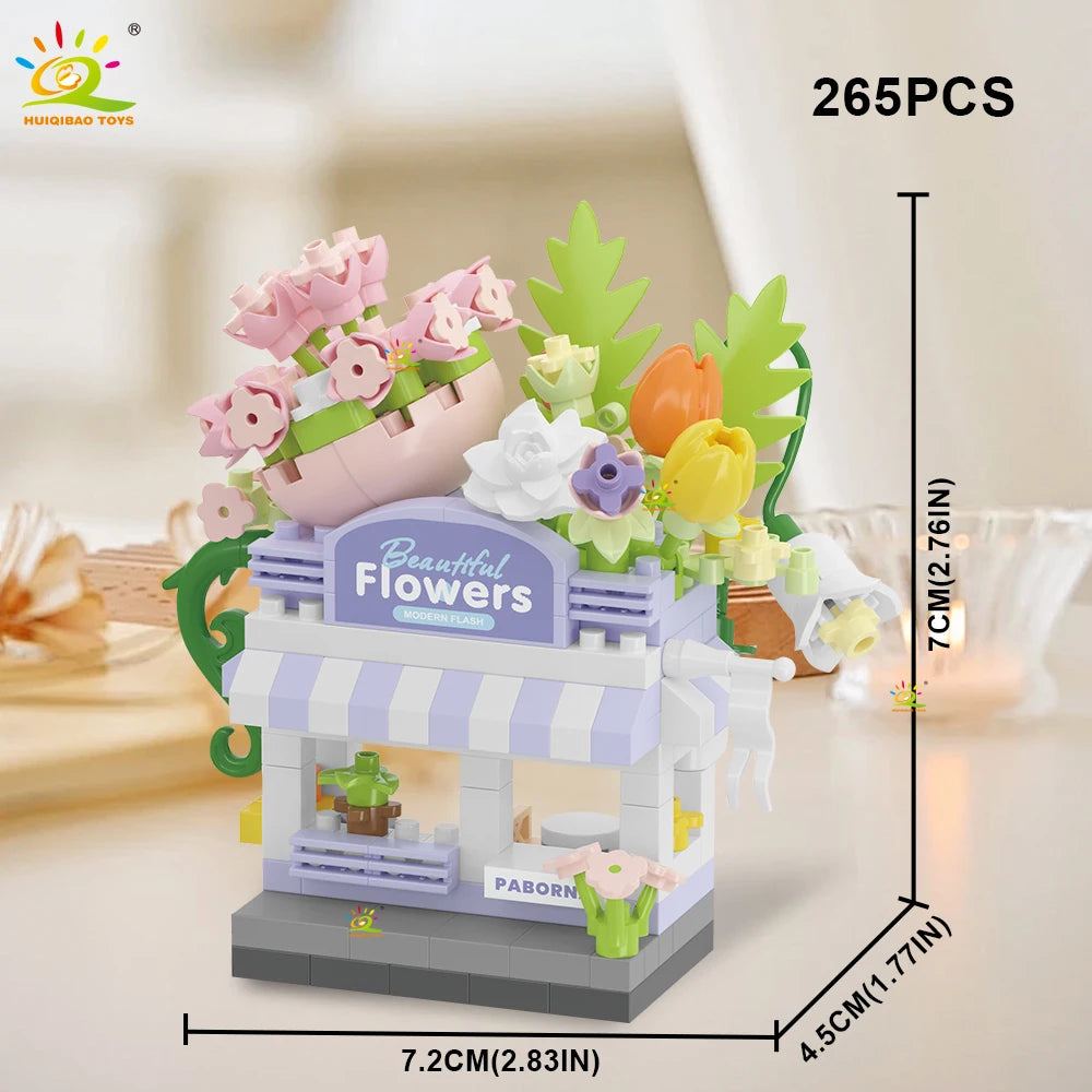 PENDRA Cute Shop Micro Building Set