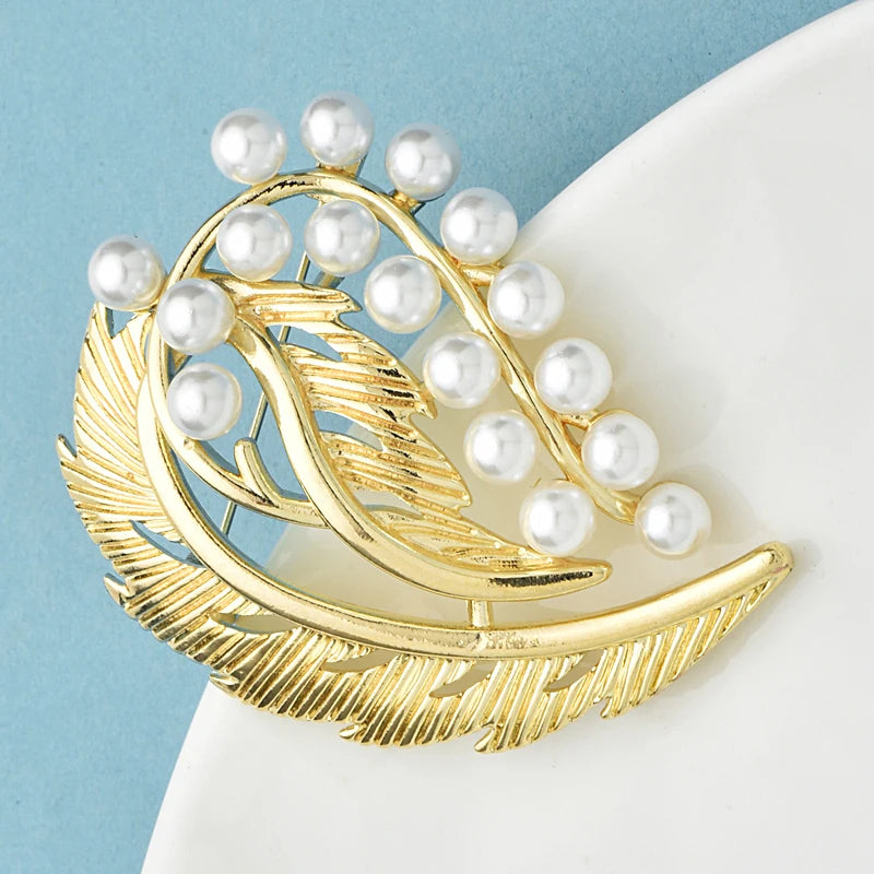 PENDRA Florielle20 Pearl Brooch