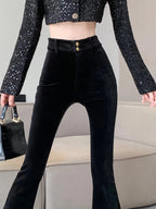 PENDRA Add Velvet Thick Pants