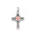 PENDRA Crossshield Stainless Steel Cross Shield Pendant