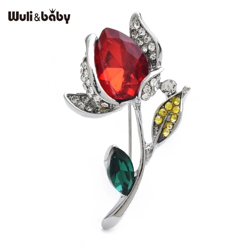 PENDRA Florielle7 Crystal Brooch