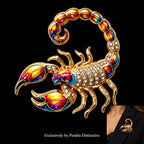 PENDRA Zodiac Porcelain Animal Brooch