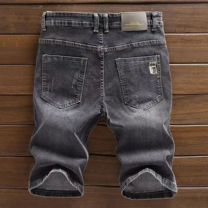 PENDRA Denim Embroidered End Pants