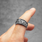 PENDRA Egypt Pharaoh Eye Steel Ring