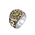 PENDRA Horus Egyptian Eye of Horus Ring