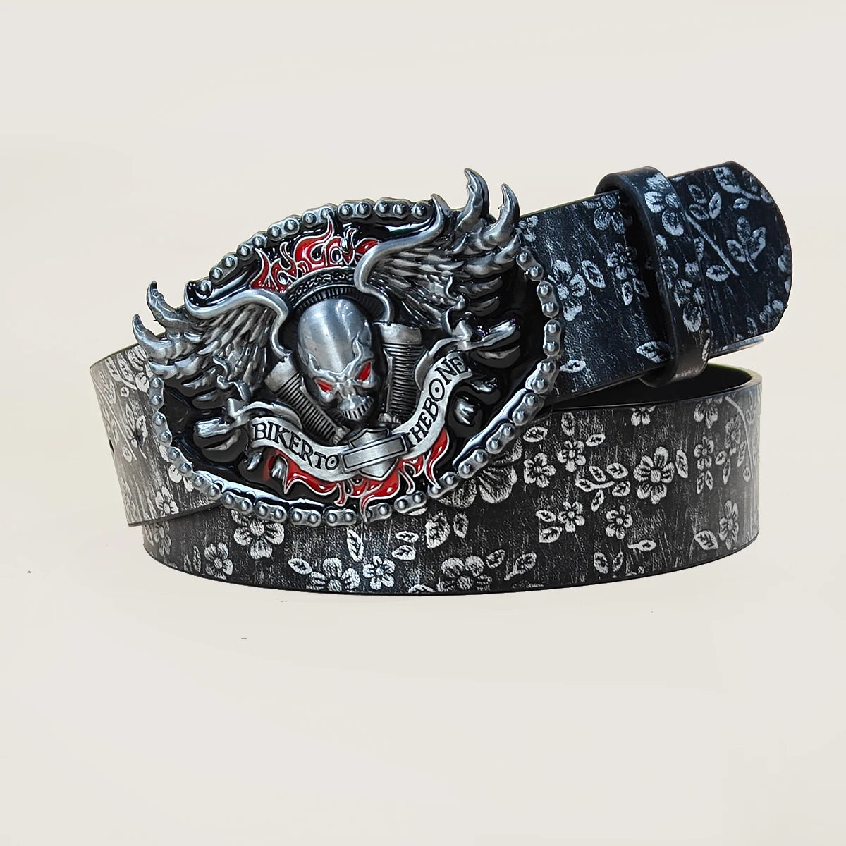 Nostalgic Design New Fashion Belt For Men Women Decoration Paired with Jeans Skirt Versatile Niche Silver Flora Black Belt