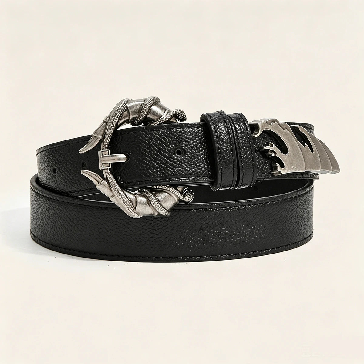 Women's Belt Pants Trousers Jeans Pattern Leather Belt For Cosplay Accessories Women Halloween Suits Black Wine Red Waistband