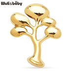PENDRA Arboris Stainless Steel Tree of Life Brooch