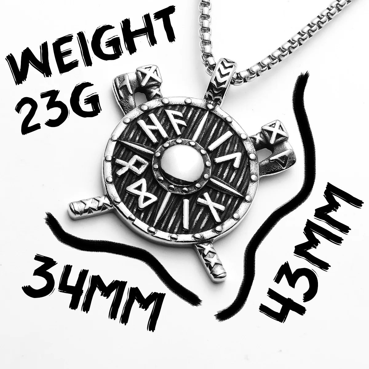 PENDRA Ivovara Viking Rune Necklace