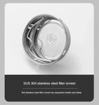 500ML High-Quality 304 Stainless Steel Smart Thermos Insulated Tea and Water Separation Cup for Men Women Best Christmas Gift