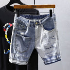 PENDRA Washed Distressed Fit Pants