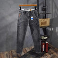 PENDRA Harajuku Slim Embroidered Jeans