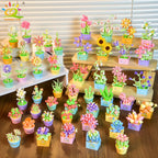 PENDRA Succulent Potted Floral Building Set