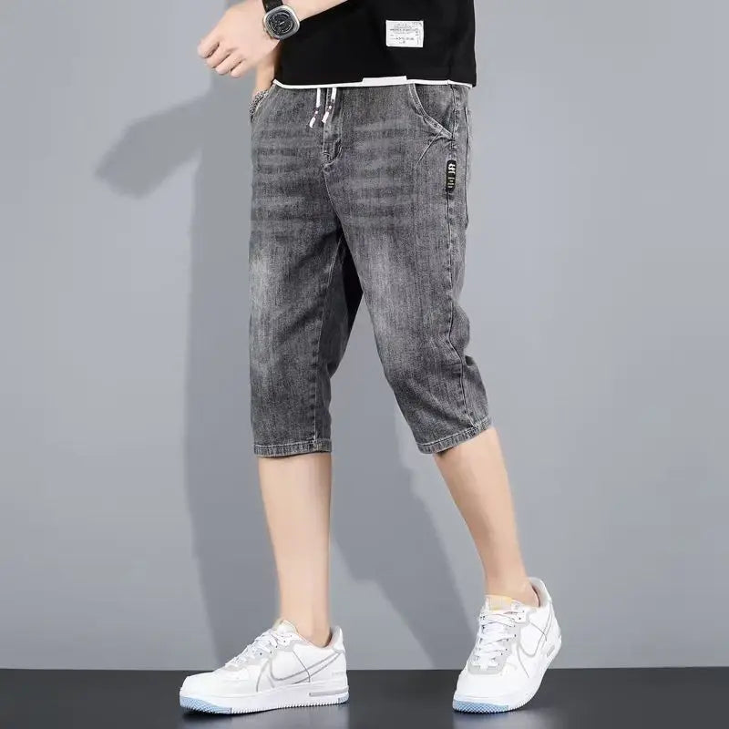 PENDRA Elastic Waist Thin Pants