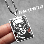 PENDRA Frankenstein Sweater Steel Necklace
