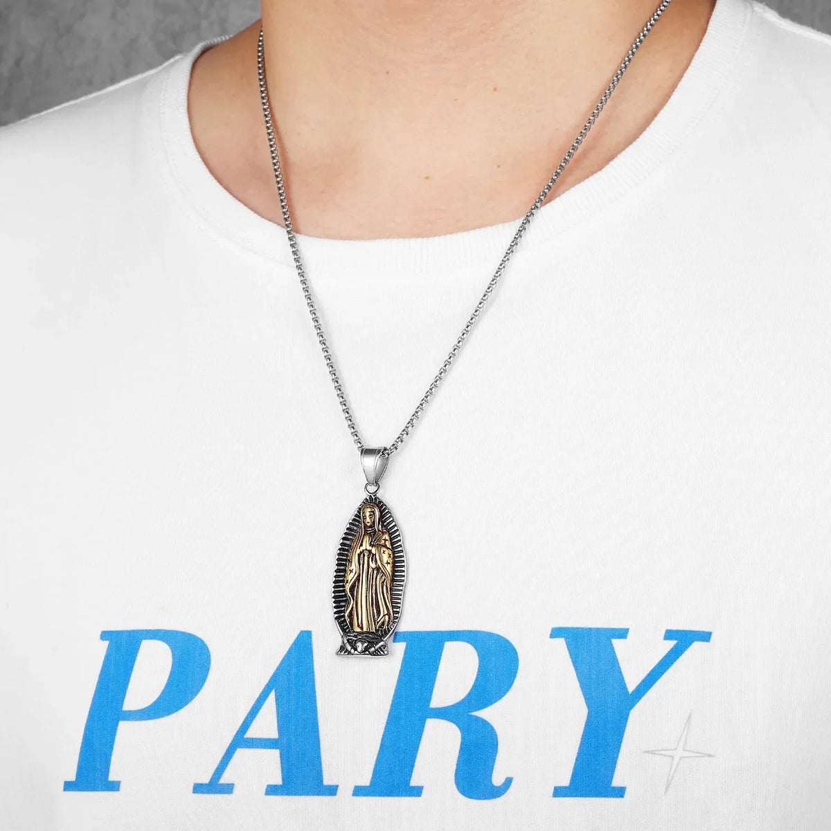 PENDRA Xanthyn Mary Charm Necklace
