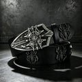 PENDRA Lunaia Rhinestone Spider Luxury Belt