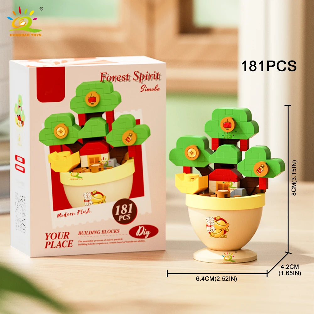 PENDRA Pot Sunflower Micro Building Set