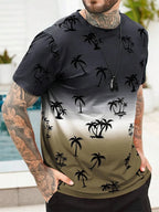 PENDRA Hawaiian Print Are T-Shirt