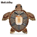 PENDRA Vintage Swim Turtle Brooch