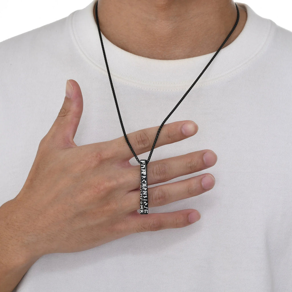 PENDRA Mobius Viking Valknut Pendant Necklace