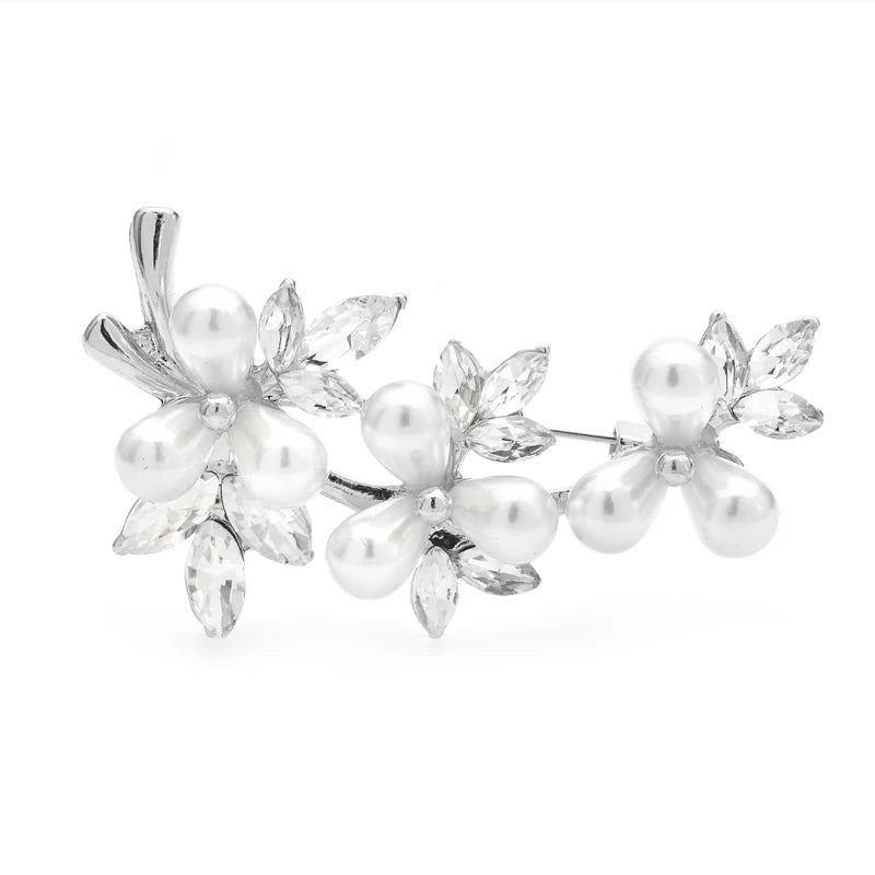 PENDRA Pearlfleur Pearl Flower Brooch