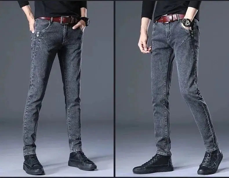 PENDRA Velvet Straight Brushed Trousers