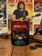 Creative heavy metal rock style glass 1981-2026 commemorative water cup, the first choice for rock fans to give gifts