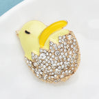 PENDRA Little Chicken In Egg Brooch