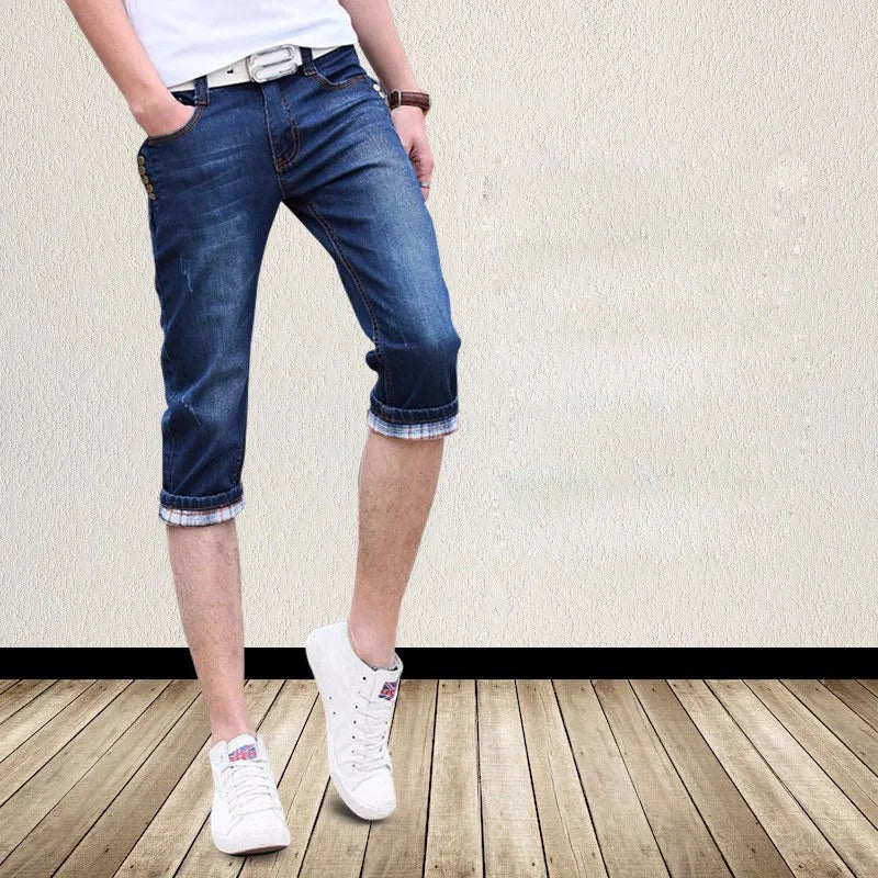 PENDRA Teenagers Cropped Korean Jeans