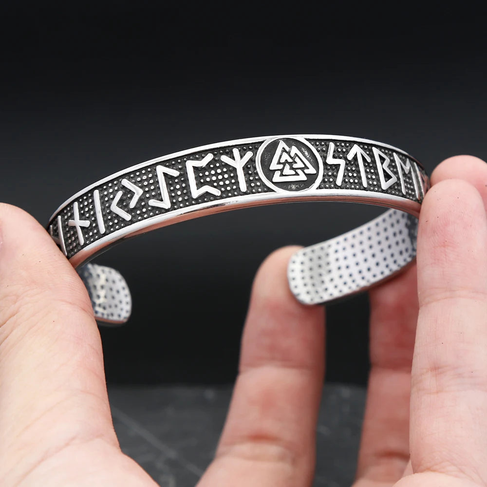 PENDRA Valknut Viking Stainless Steel Bracelet